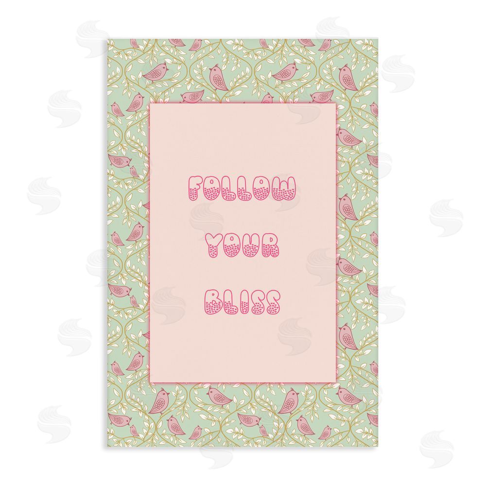 Pooja Dave Follow Your Bliss Stretched Canvas Wall Art