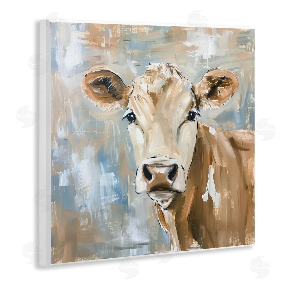 Tina LeCour The Brown Cow Abstract Wall Plaque Art Print