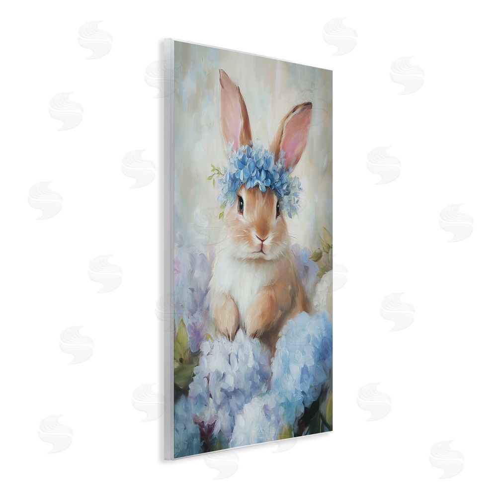 Tina LeCour Bunny In The Blossoms Wall Plaque Art Print