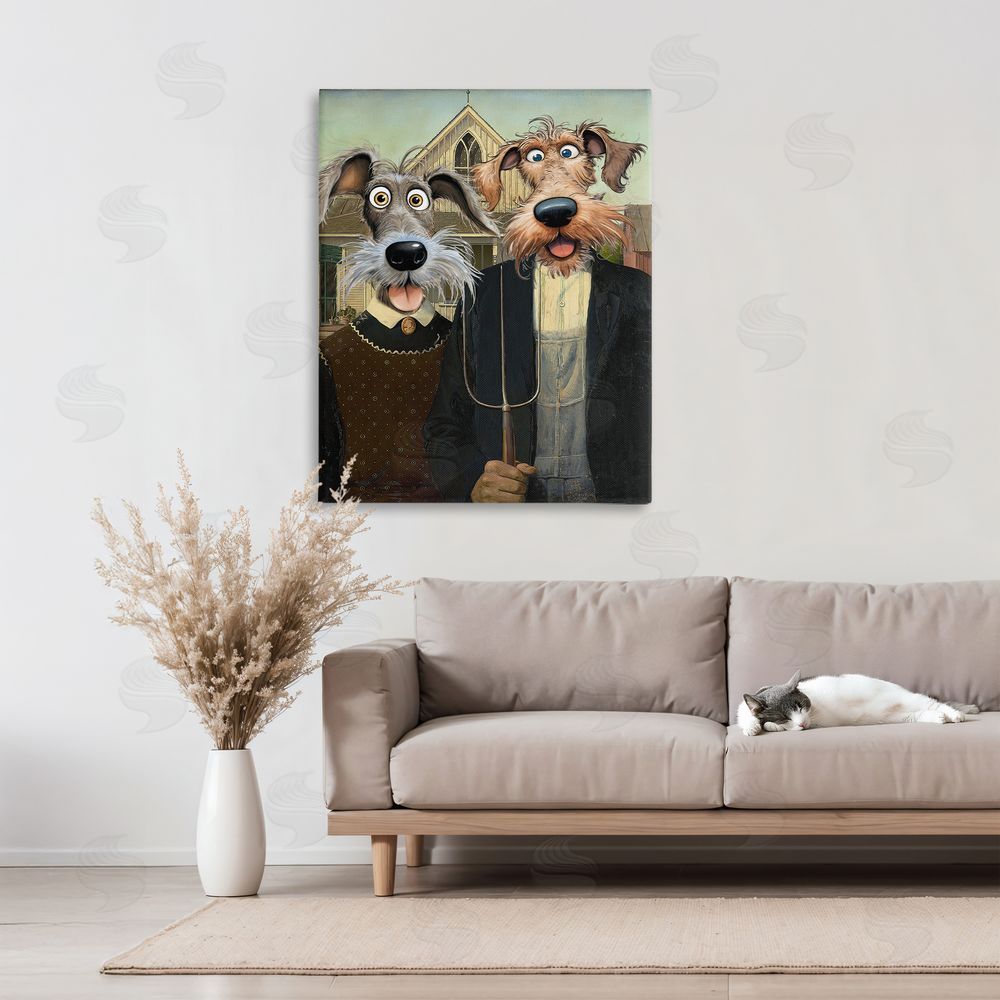 Tina LeCour American Gothic Pups