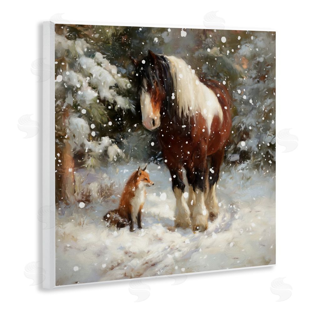 Tina LeCour The Horse & The Fox Wall Plaque Art Print
