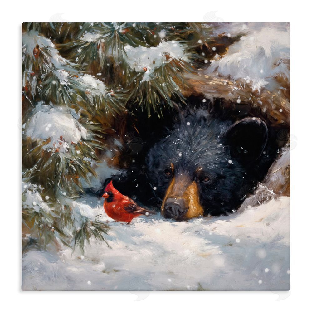 Tina LeCour Warm Watch From The Den Stretched Canvas Wall Art Print