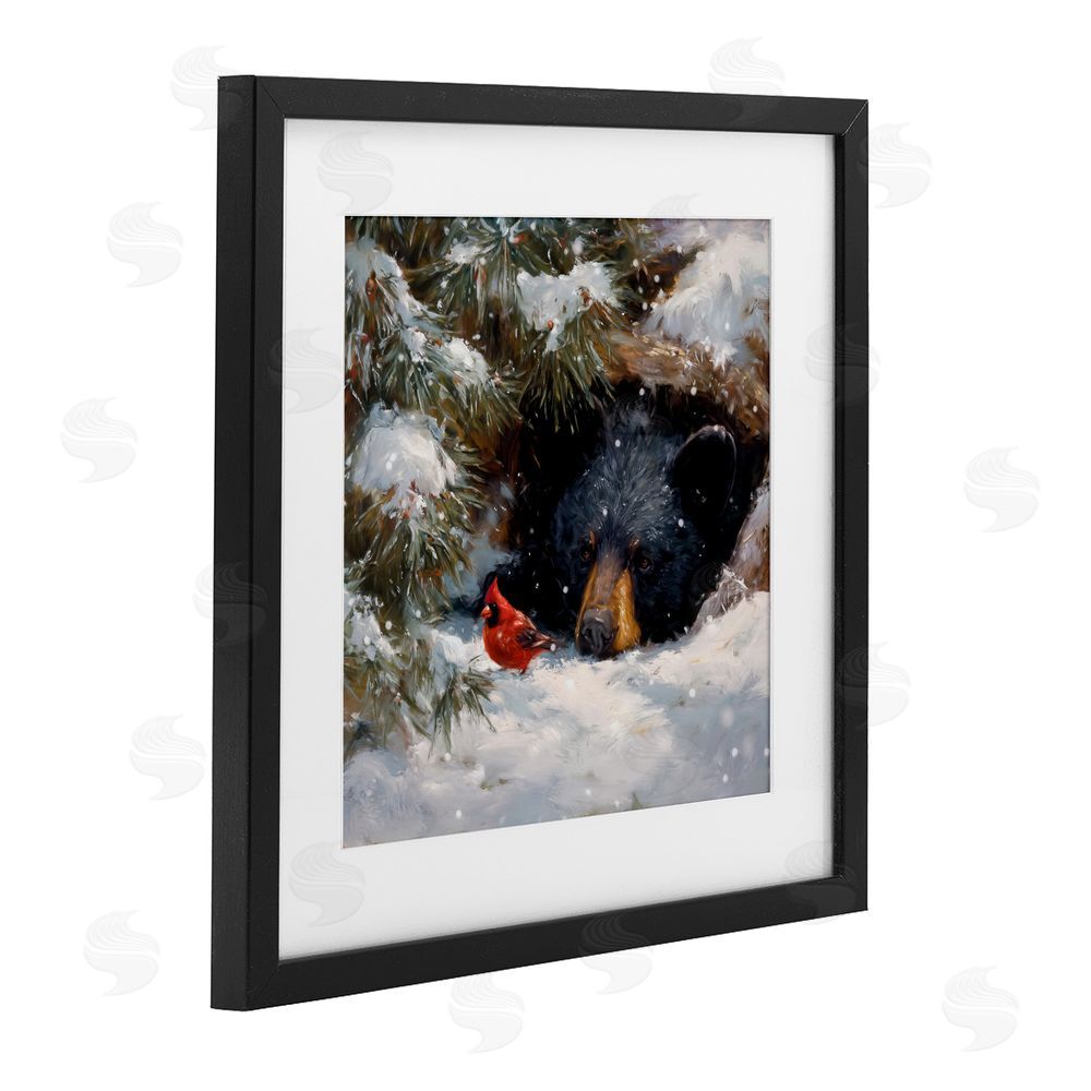 Tina LeCour Warm Watch From The Den Black Framed Print Under Glass Wall Art