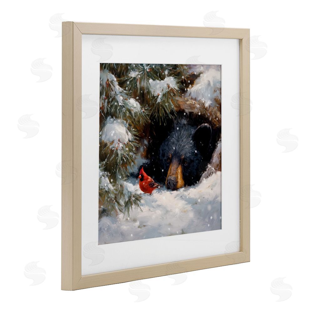 Tina LeCour Warm Watch From The Den Brown Framed Print Under Glass Wall Art