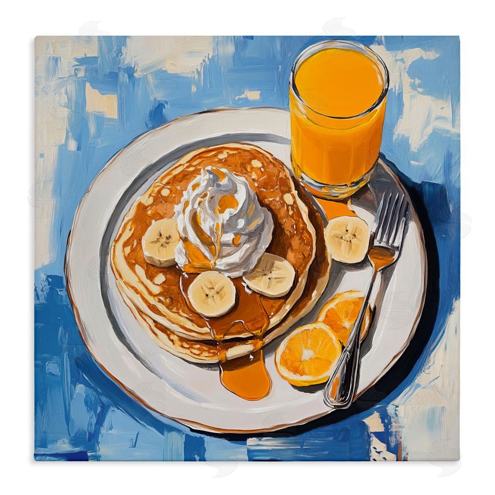 Tina LeCour Banana Bliss Sunshine Stretched Canvas Wall Art Print