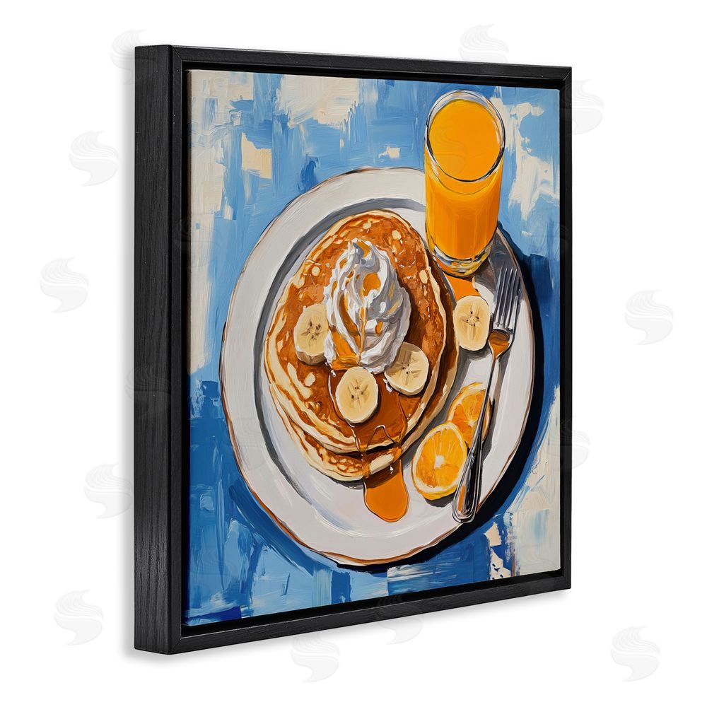 Tina LeCour Banana Bliss Sunshine Black Floating Frame Canvas Wall Art Print