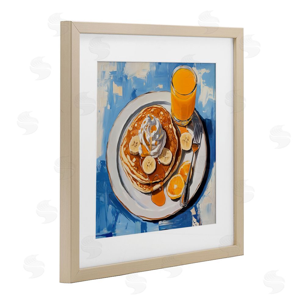 Tina LeCour Banana Bliss Sunshine Birch Framed Print Under Glass Wall Art