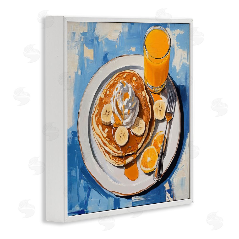 Tina LeCour Banana Bliss Sunshine White Framed Giclee Wall Art Print