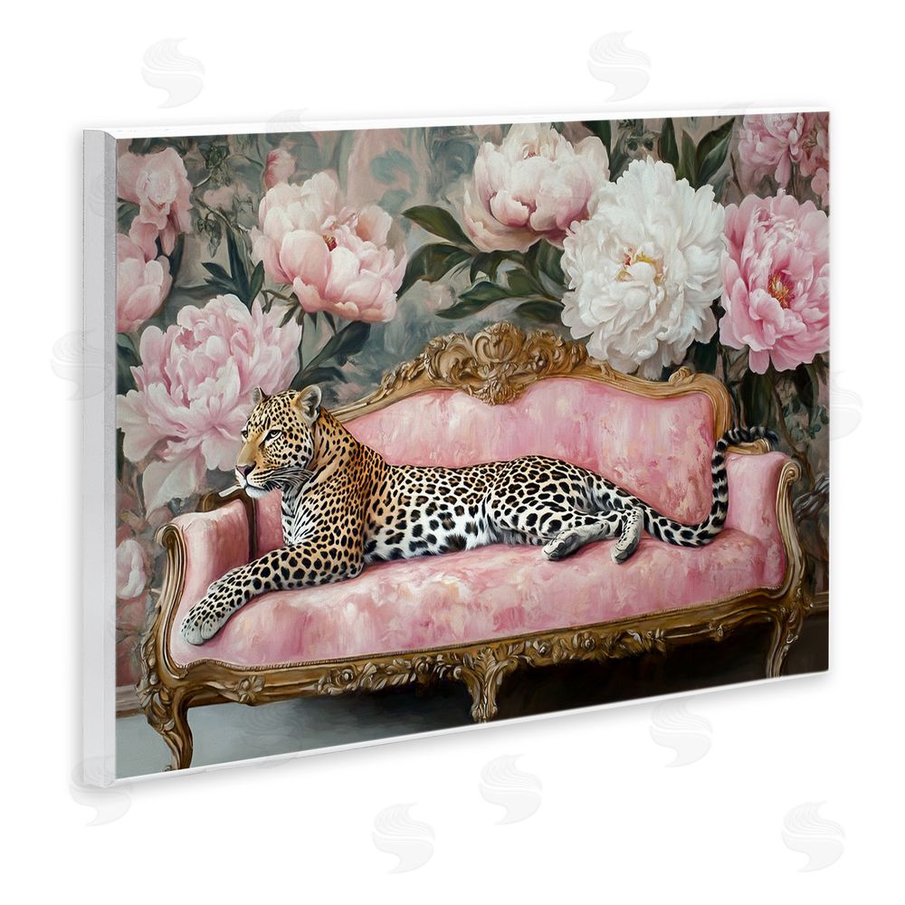 Tina LeCour Where The Leopard Dreams Wall Plaque Art Print