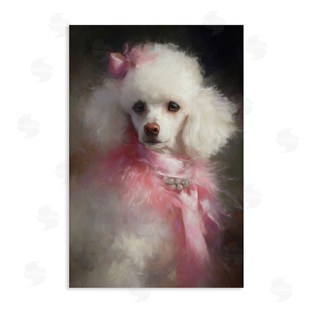 Tina LeCour Just A Girl Who Loves Pink Stretched Canvas Wall Art