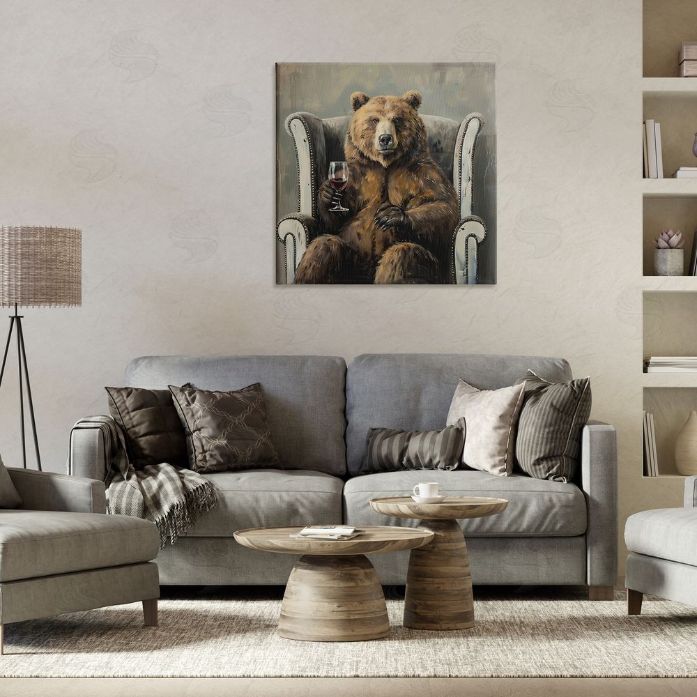 Tina LeCour It Was A Rough Day Stretched Canvas Wall Art in Room