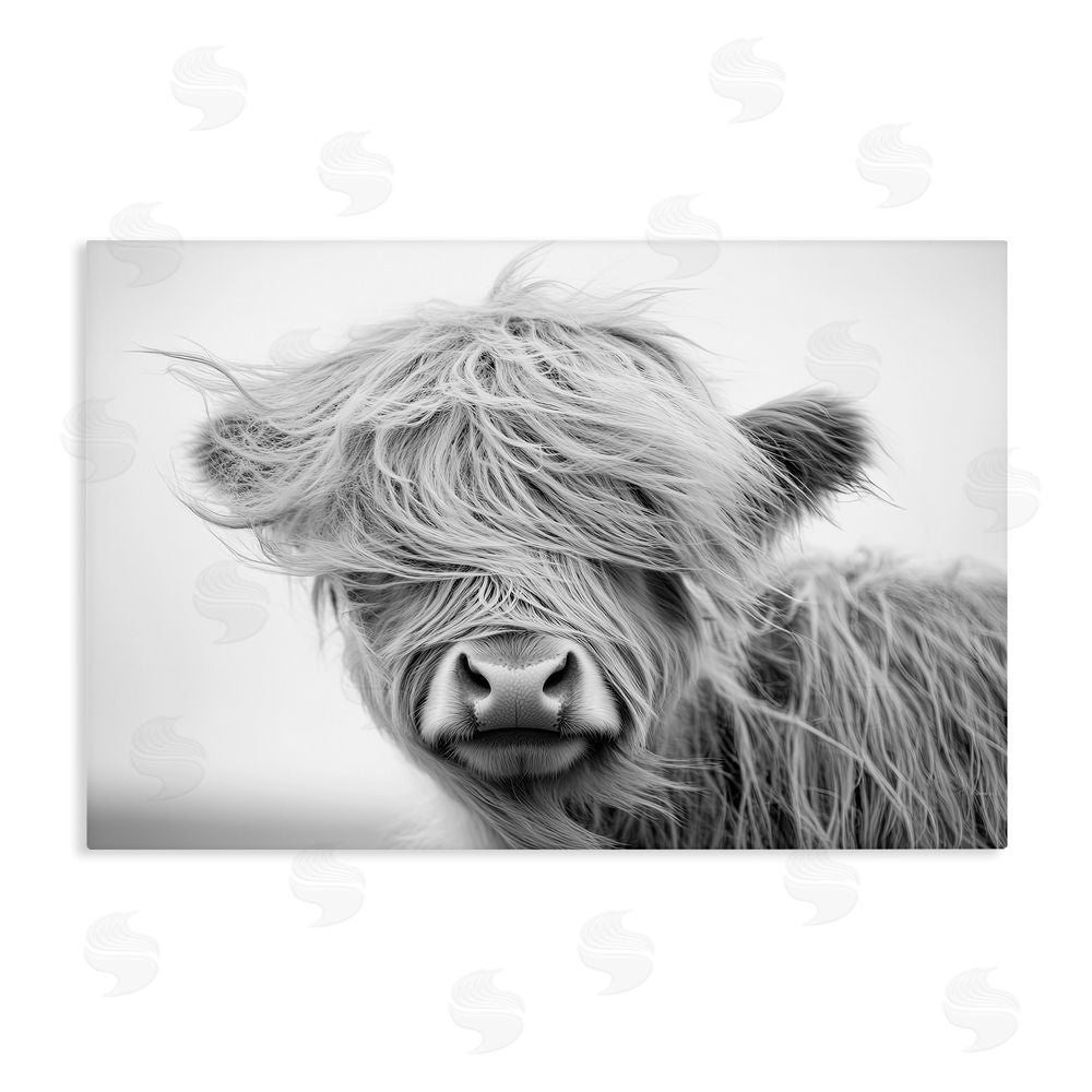 Tina LeCour Easy Breezy Cattle Stretched Canvas Wall Art