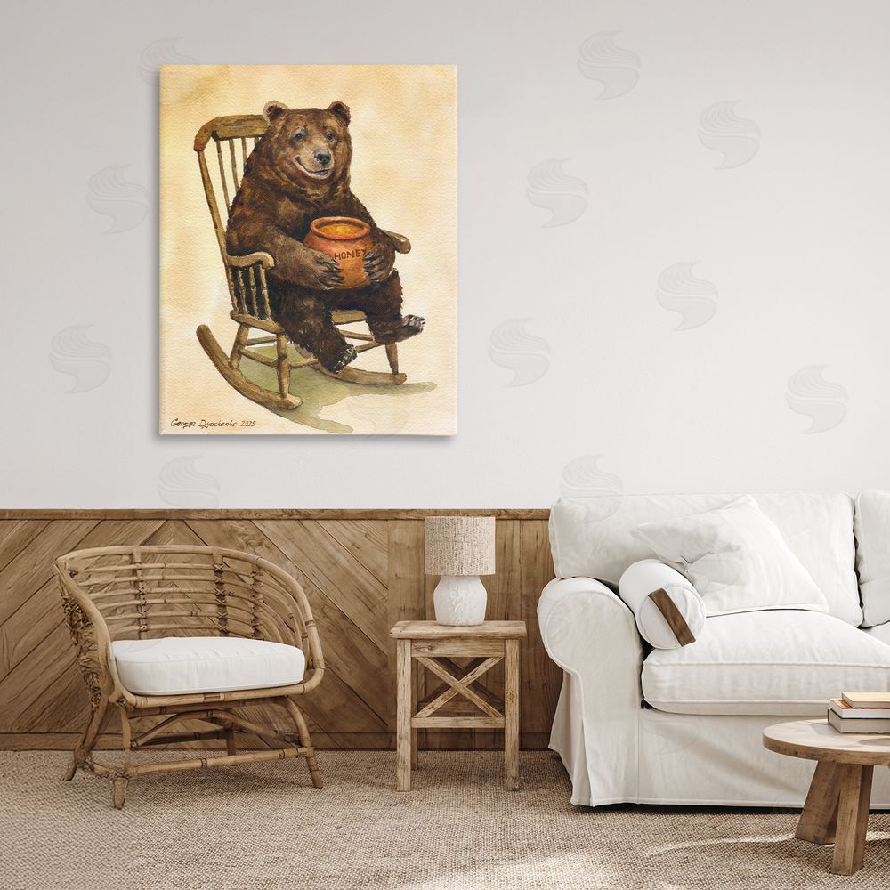 George Dyachenko Happy Bear & Pot of Honey