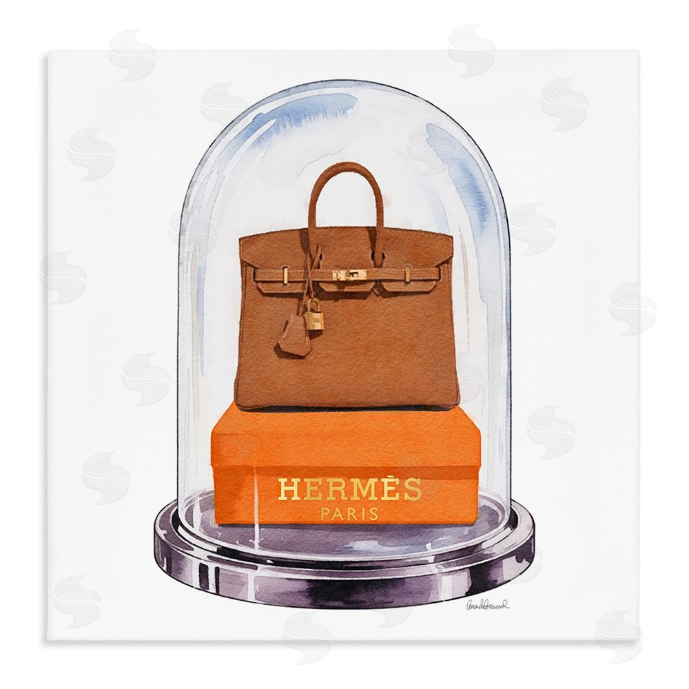 Amanda Greenwood Luxury Handbag Dome Stretched Canvas Wall Art Print