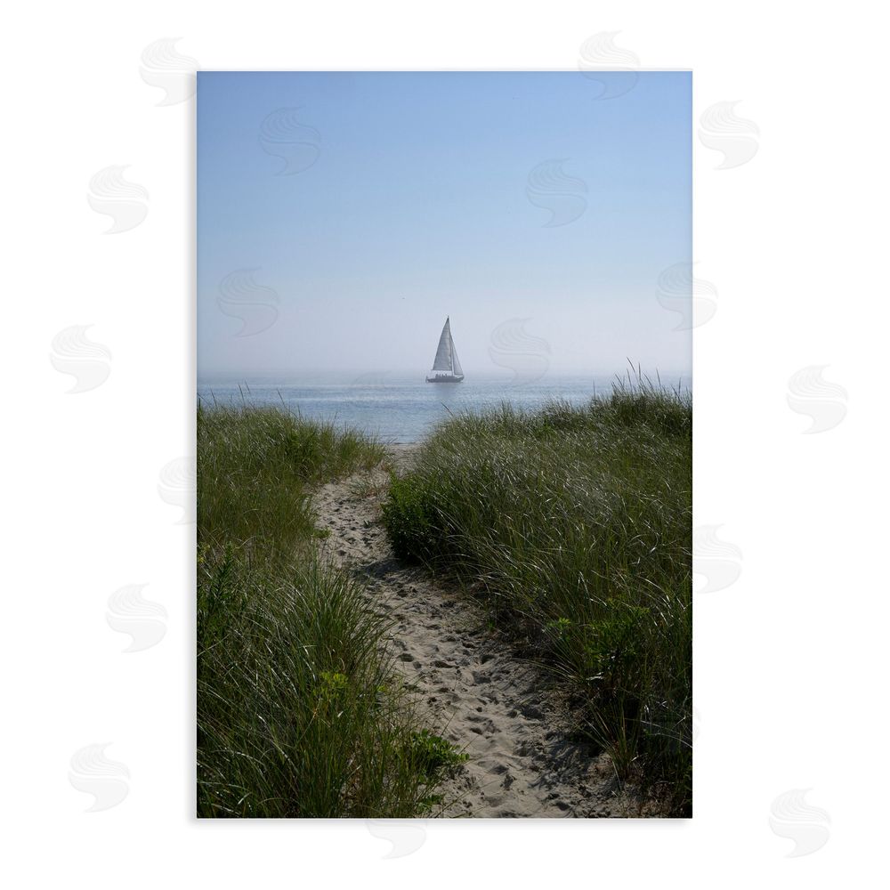 JLM Photographs Path to Morning Sail Stretched Canvas Wall Art Print