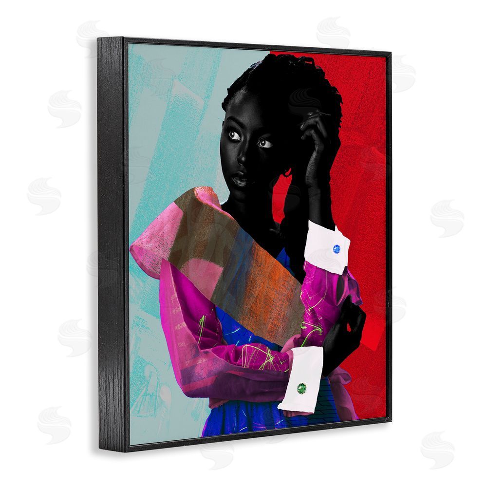 NUMA Art New York Fashion Style Black Framed Giclee Wall Art Print
