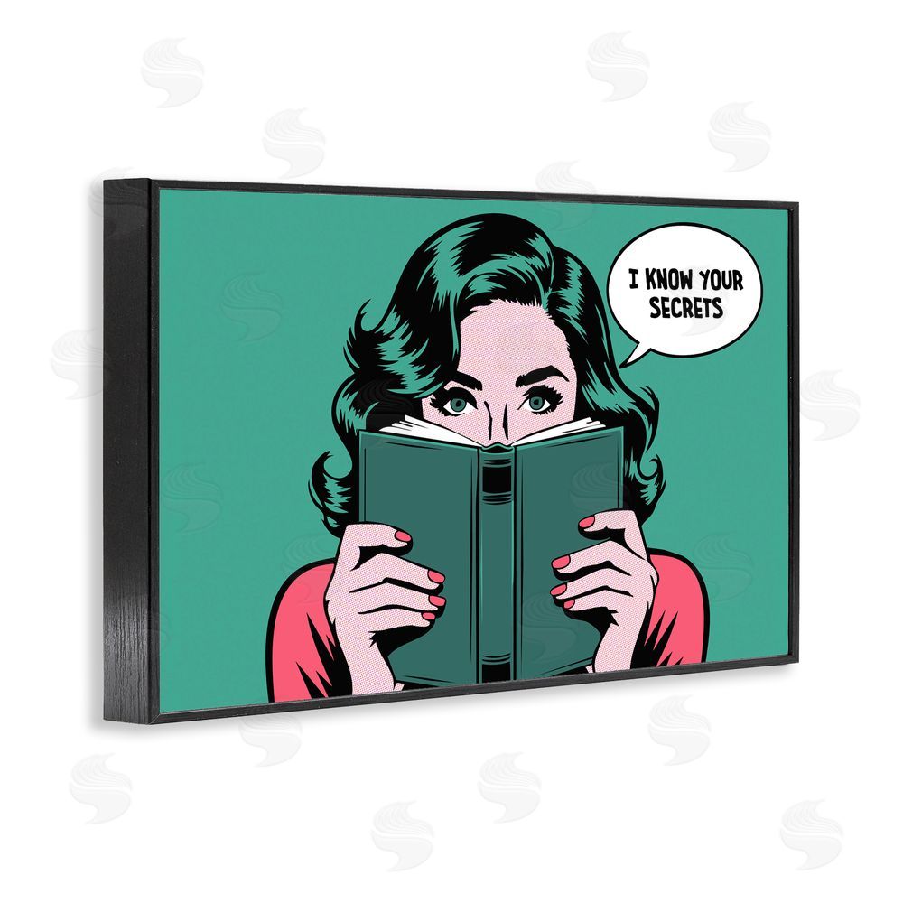 Andreas Magnusson Know Your Secrets Black Framed Giclee Wall Art Print