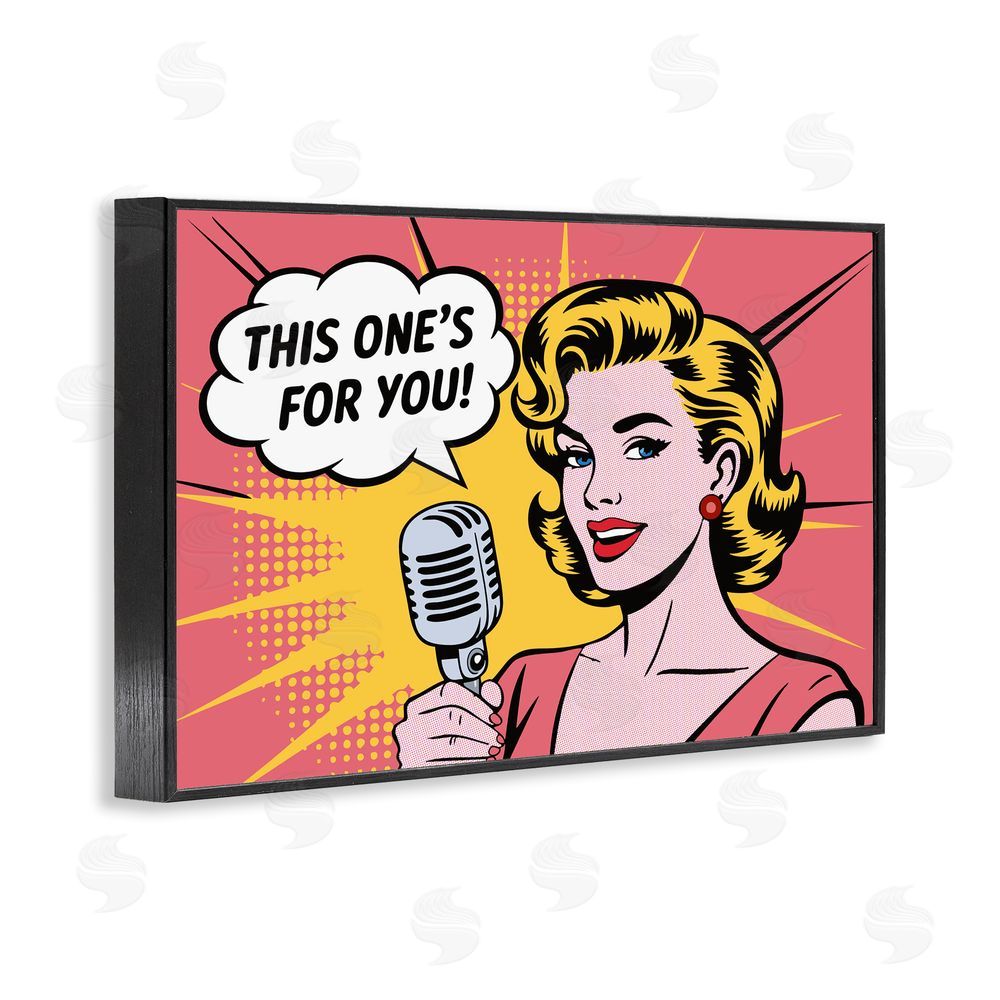 Andreas Magnusson This One's For You Black Framed Giclee Wall Art Print