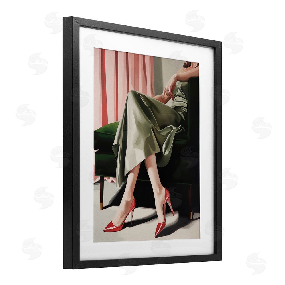 Andreas Magnusson Waiting For The Guests Black Framed Print Under Glass Wall Art
