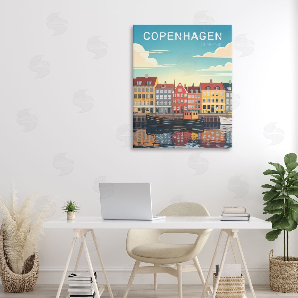 Andreas Magnusson Copenhagen Cityscape with River