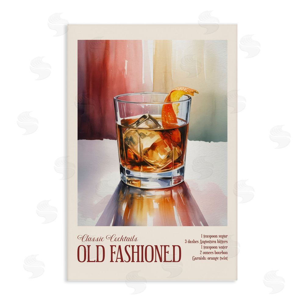 Andreas Magnusson Old Fashioned on Surface Stretched Canvas Wall Art Print