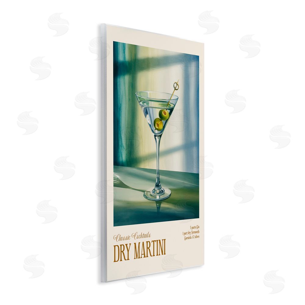 Andreas Magnusson Dry Martini on Surface Wooden Wall Plaque Art Print