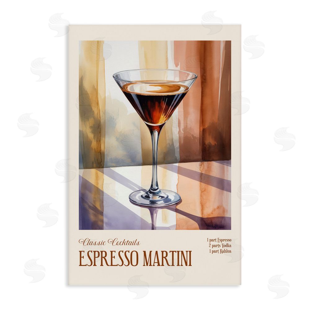 Andreas Magnusson Espresso Martini Sun Reflection Stretched Canvas Wall Art