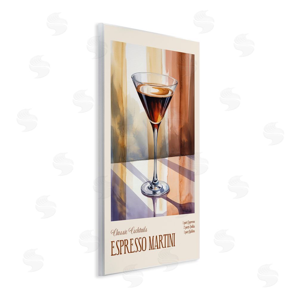 Andreas Magnusson Espresso Martini Sun Reflection Wooden Wall Plaque Art Print