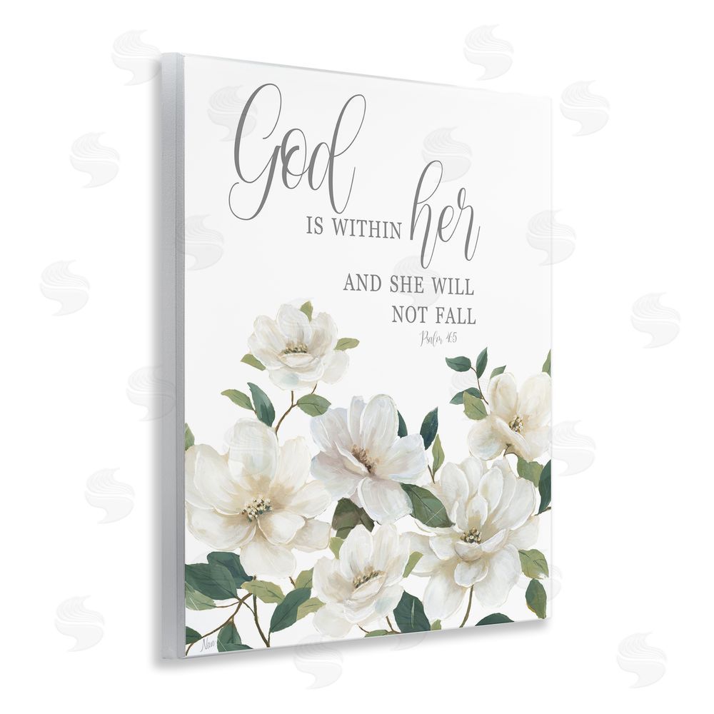 Nan God Is Within Her Wooden Wall Plaque Art Print