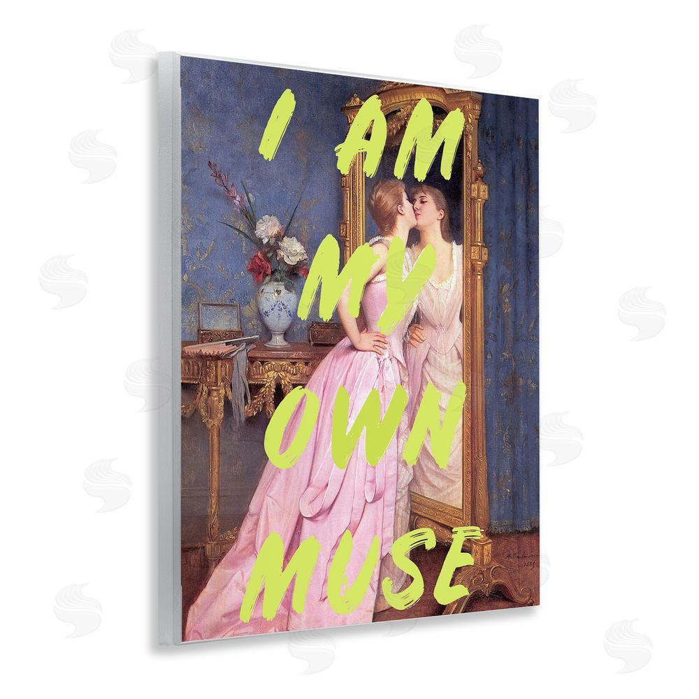 1x I Am My Own Muse Wooden Wall Plaque Art Print