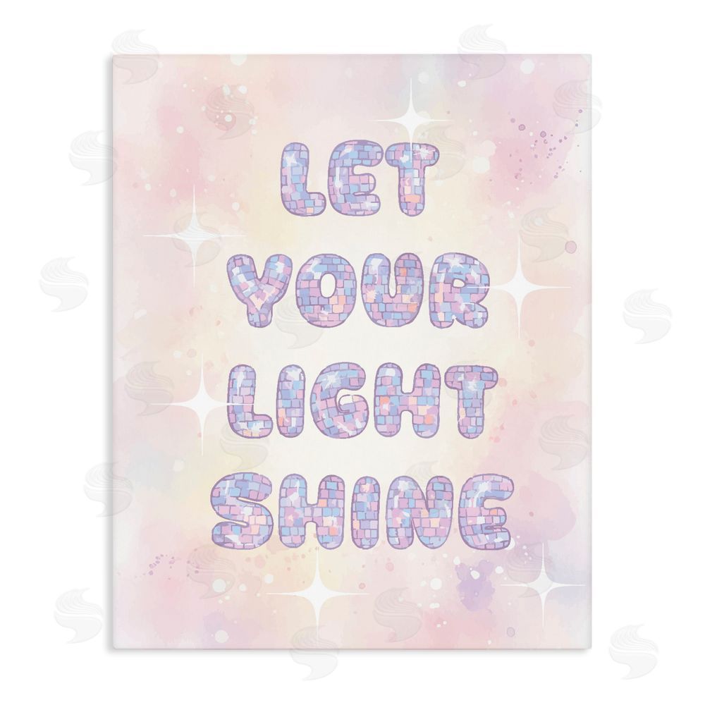Daphne Polselli Let Your Light Shine Pastels Stretched Canvas Wall Art