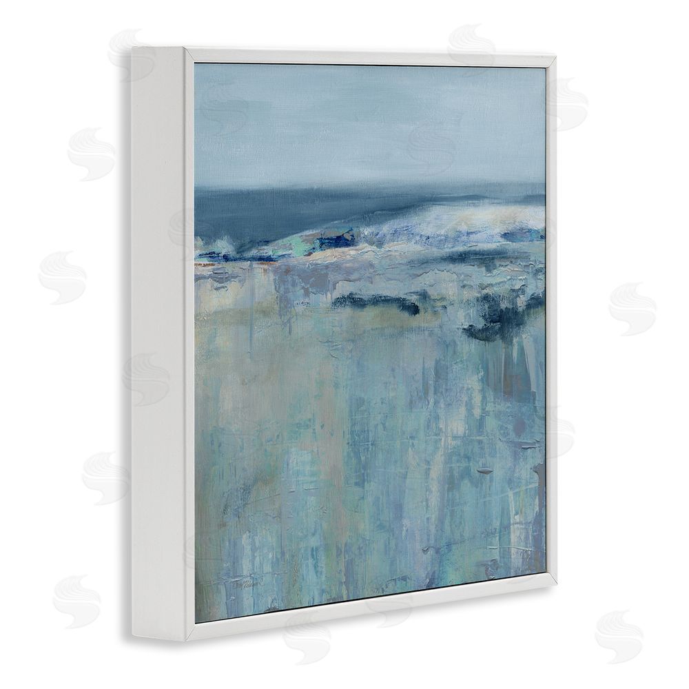 Carol Robinson Serene Abstract Pastel Seascape White Framed Giclee Wall Art Print