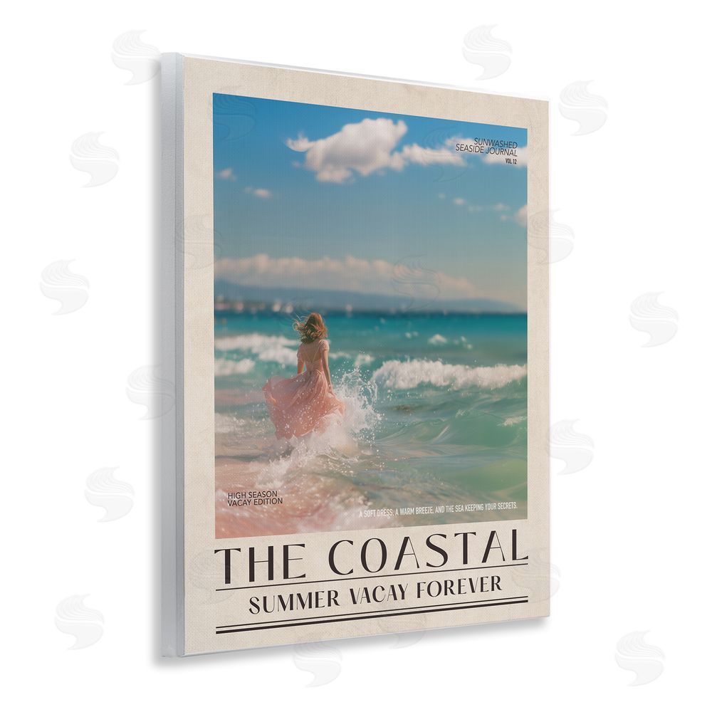 A Barefoot Stylist Coastal Summer Vacay Forever Wooden Wall Plaque Art Print