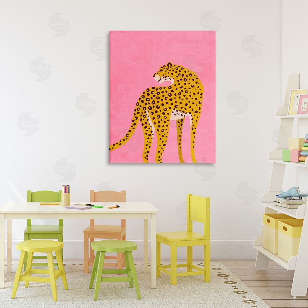 Kim Allen Leopard on Pink Serenade