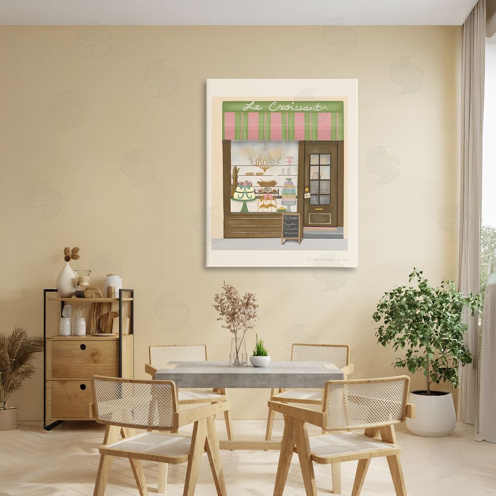 Leslie Hermosa Le Croissant French Patisserie Window
