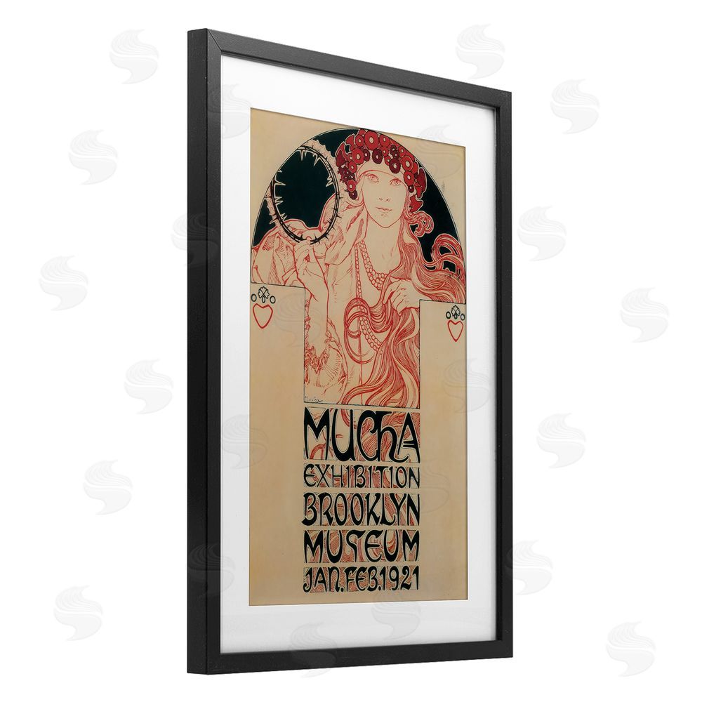 Vintage Hustle Vintage Museum Exhibition Poster Black Framed Print Under Glass Wall Art