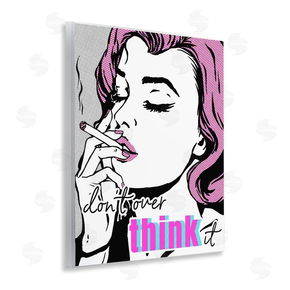 Ziwei Li Don't Over Think It Wooden Wall Plaque Art Print