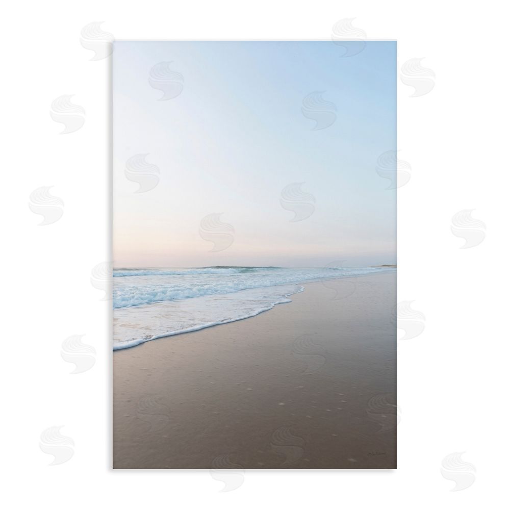 Jocelyn Elizabeth Beach Summer Dusk View Stretched Canvas Wall Art Print