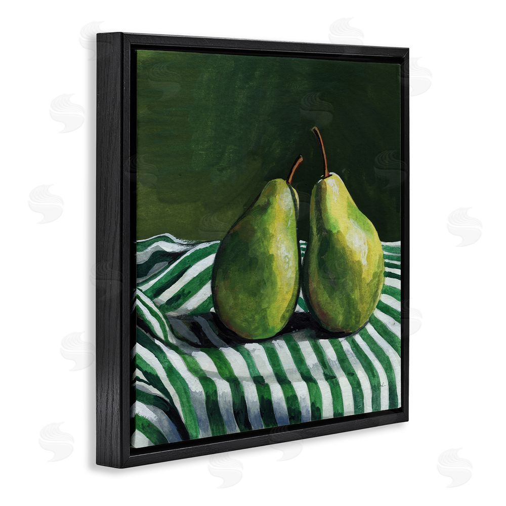 Kate Jarvik Birch A Pair of Pears Still Life Black Floating Frame Canvas Wall Art Print