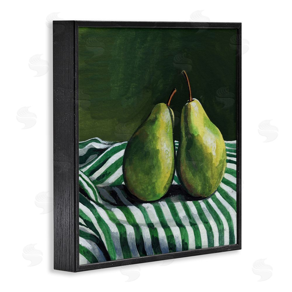 Kate Jarvik Birch A Pair of Pears Still Life Black Framed Giclee Wall Art Print