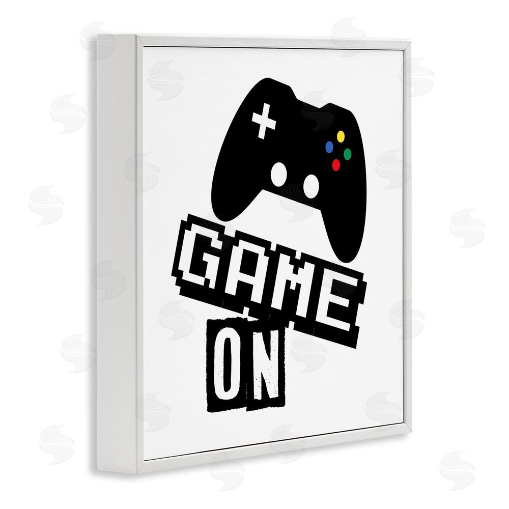 Marcus Prime Playful Game On White Framed Giclee Wall Art Print