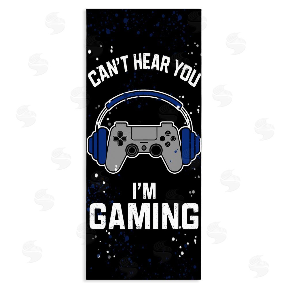 Kim Allen Can't Hear You Gaming Stretched Canvas Wall Art Print