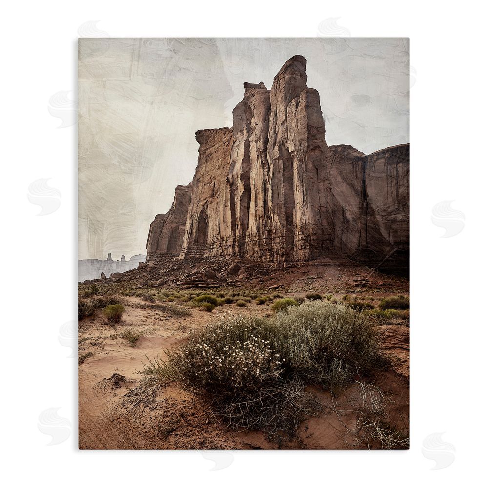 Kim Allen Desolate Rock View Stretched Canvas Wall Art Print