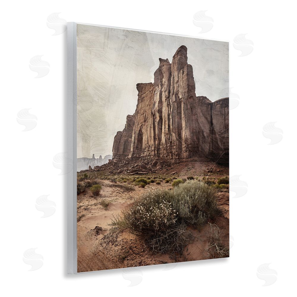 Kim Allen Desolate Rock View Wooden Wall Plaque Art Print
