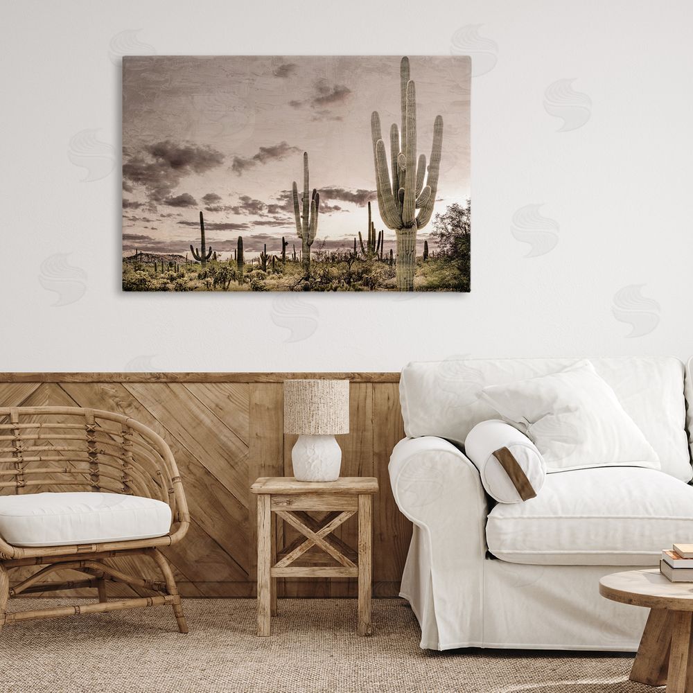 Kim Allen Desert Sky Wilderness Stretched Canvas Wall Art in Room