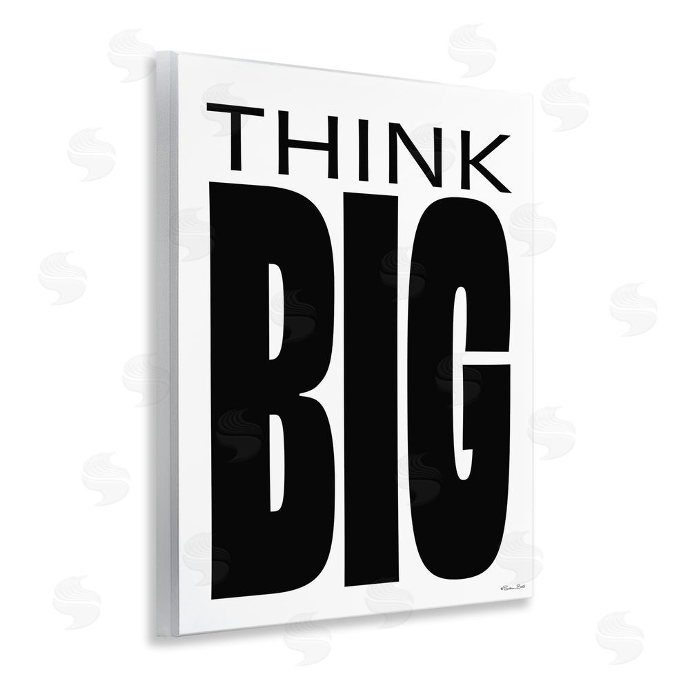 Susan Ball Think Big Bold Encouragement Wooden Wall Plaque Art Print