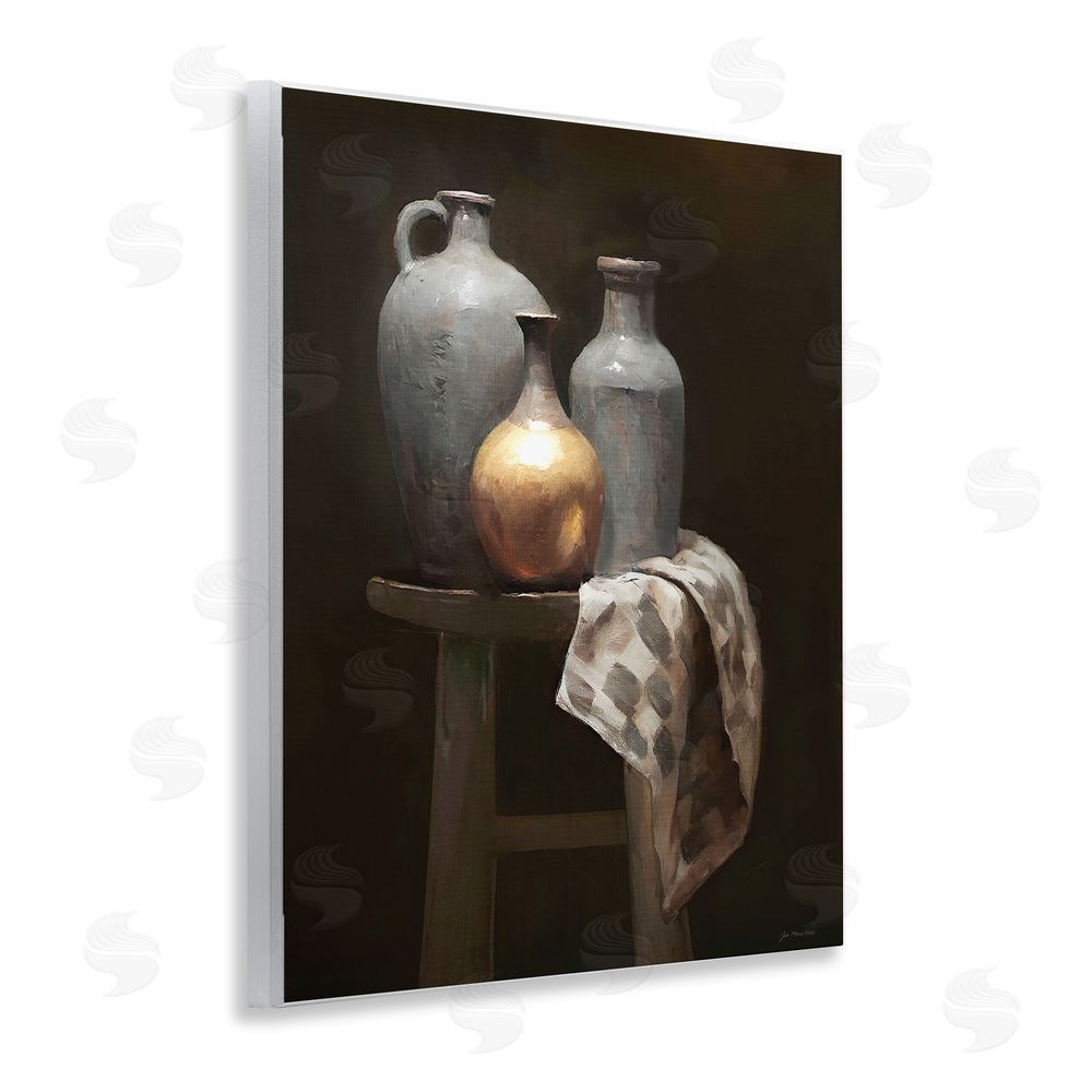 Jo Moulton Antiquity Still Life Vessels Wooden Wall Plaque Art Print