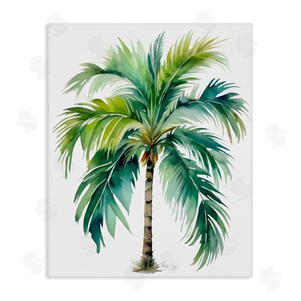 Shelly Craig Lagoon Majesty Palm Stretched Canvas Wall Art Print