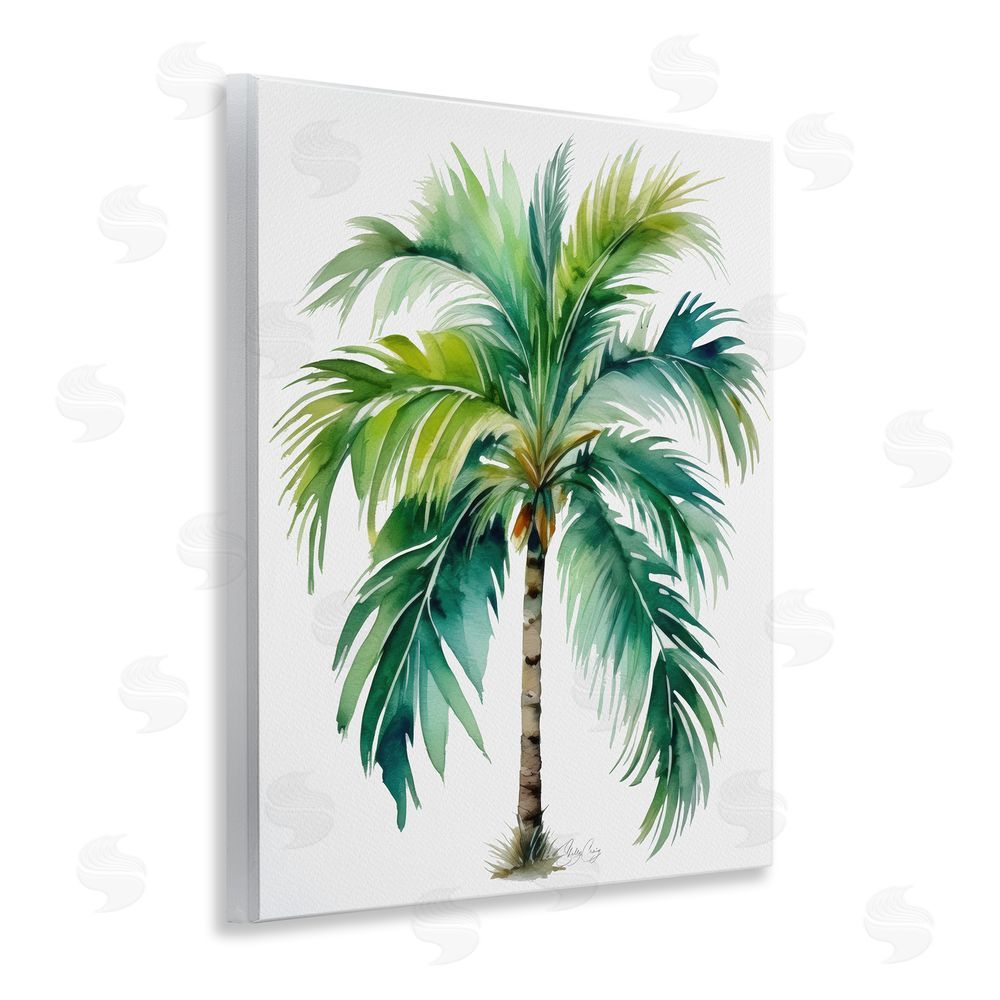 Shelly Craig Lagoon Majesty Palm Wooden Wall Plaque Art Print
