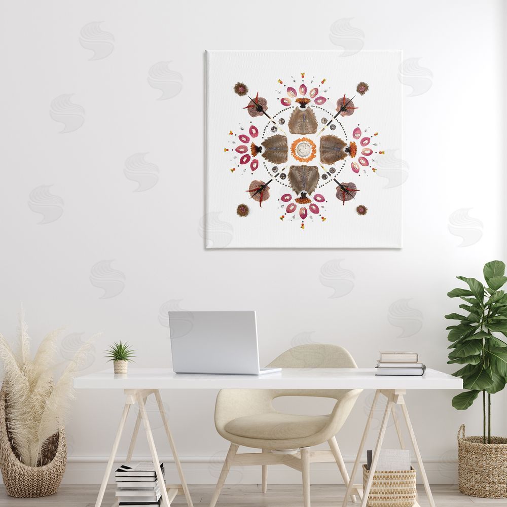 Beth Adoette Symmetrical Nautical Collection Stretched Canvas Wall Art in Room